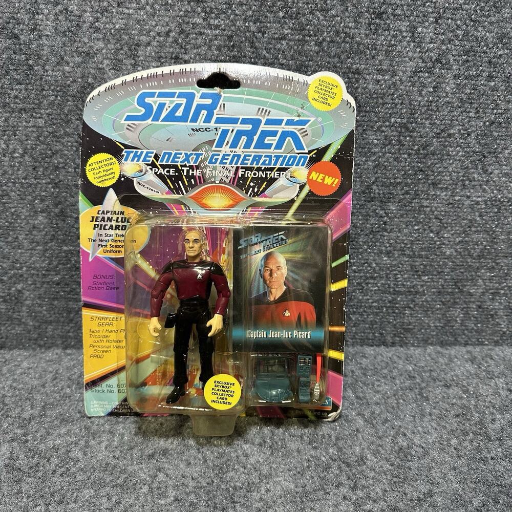 Star Trek Next Generation Captain Jean-Luc Picard Action Figure Playmates 1993
